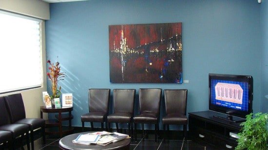 Impeccable waiting room to increase clinical trial patient retention