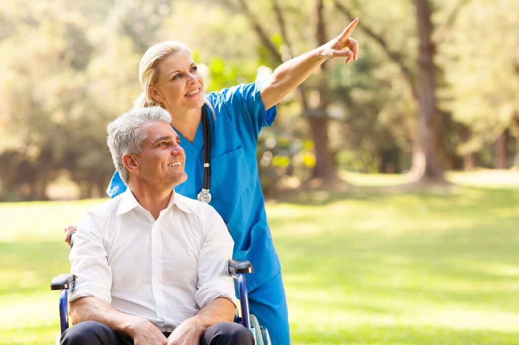 patient in wheelchair Mosio