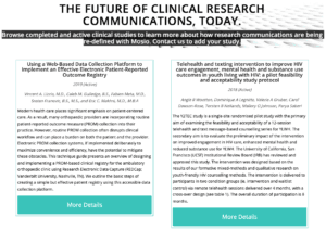 Clinical Studies Using Mosio